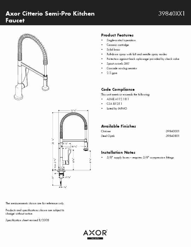 Axor Water Dispenser 39840XX1-page_pdf